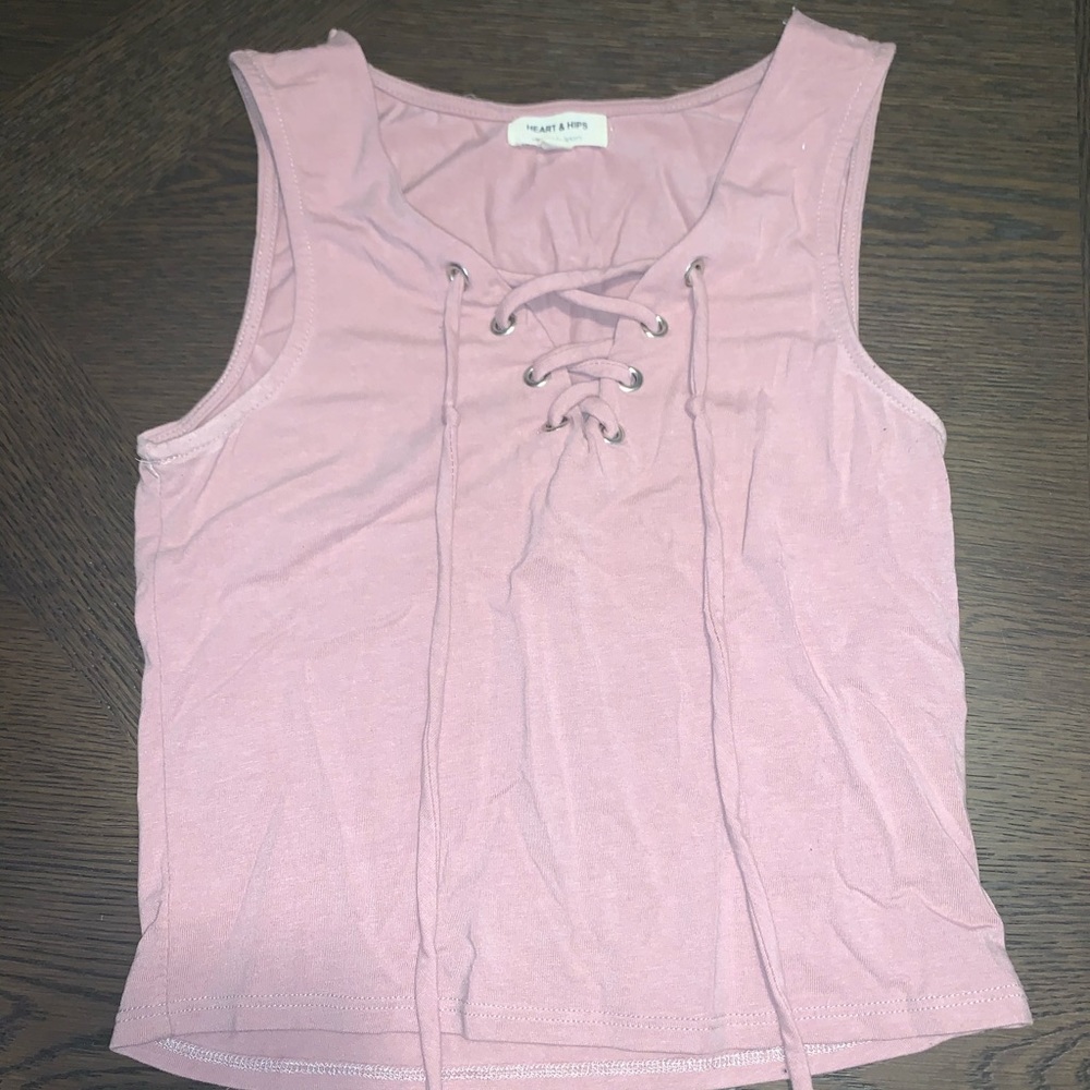 Pink Crop Top